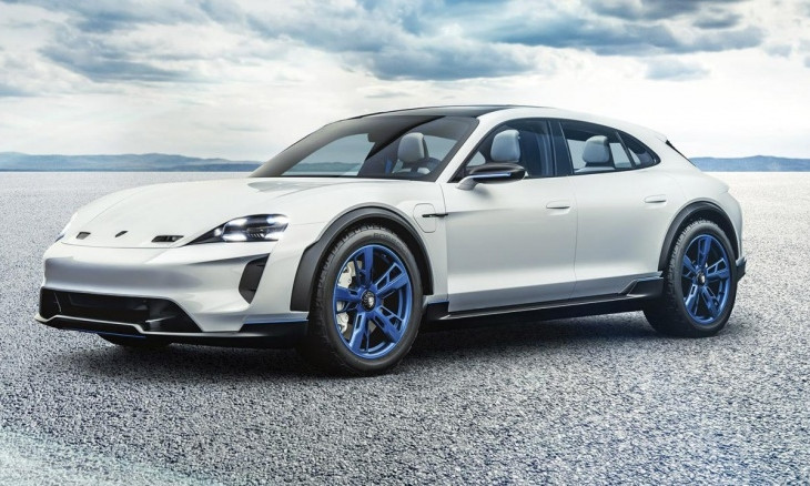 Porsche представила автомобиль со всеми поворотными колесами
