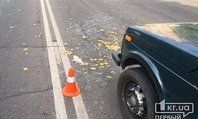 ДТП в Кривом Роге: на зебре автомобиль сбил женщину и ребенка