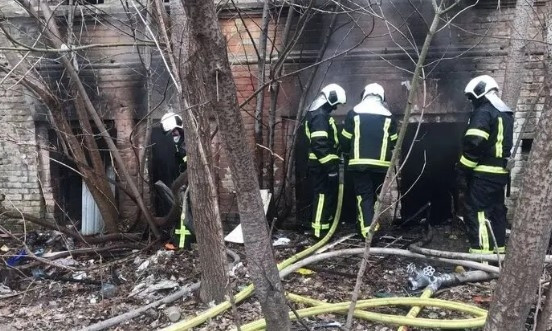 В Александровской больнице Киева произошел пожар