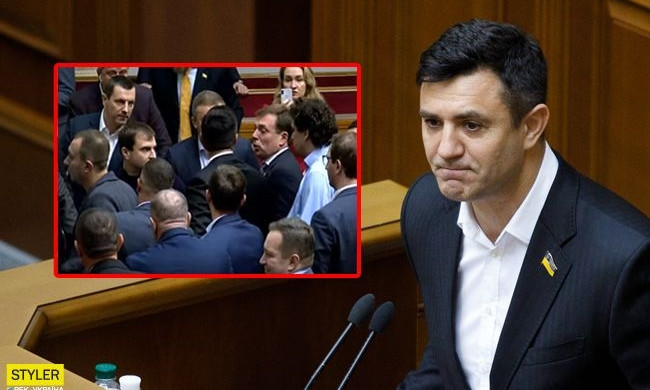 Одиозный Николай Тищенко устроил в Раде дебош (ВИДЕО)