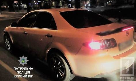 Криворожанин в третий раз попался пьяным за рулем автомобиля