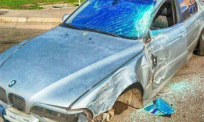 В Кривом Роге у BMW оторвало колесо
