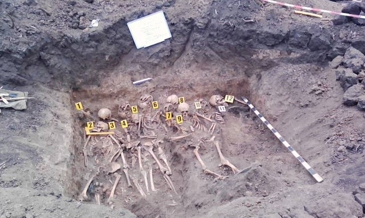 Возле Кривого Рога найдено захоронение неизвестных бойцов