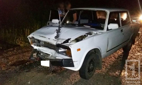 Ночью в Кривом Роге произошло ДТП: "ВАЗ" въехал в Opel 