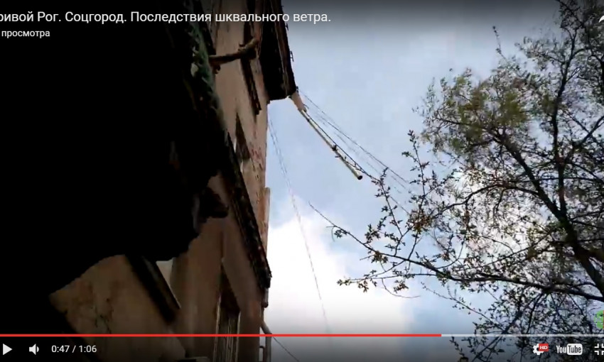 Будьте осторожны! Шквальный ветер срывает все на своем пути