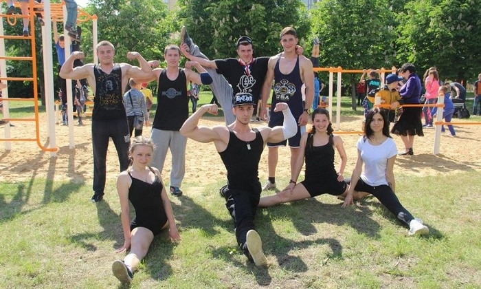 В Кривом Роге появилась новая площадка для Street Workout