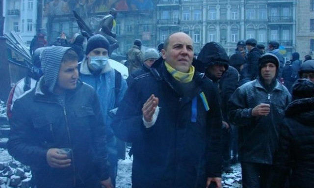 "Я ни разу не видел людей с оружием на Майдане", - Парубий (ВИДЕО)