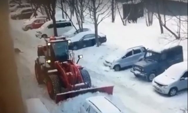 Как винницкий коммунальщик автохама проучил