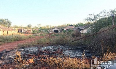 Декорации к фильму "Червоный" в Кривом Роге сжигают