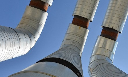 В Кривом Роге заменили 700 метров изоляции труб