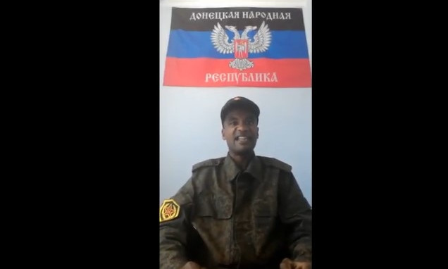 Звернення темношкірого терориста «ДНР» розсмішило Мережу: відео