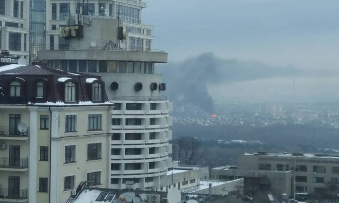 Пожежа на Русанівських садах у Києві