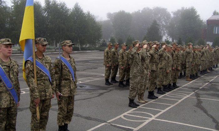 В Кривом Роге прошел митинг, посвященный демобилизации военнослужащих