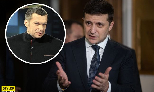"Приезжайте, посмотрите, туфли Brioni не испачкаете", - Зеленский жестко осадил кремлевского пропагандиста на пресс-конференции в Париже (ВИДЕО)
