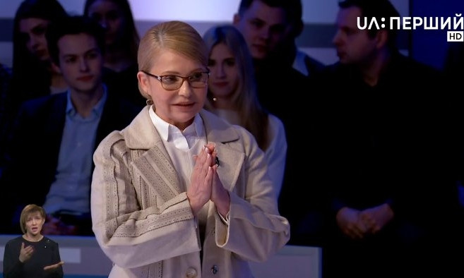 Где вы, рейтингоносцы? Юлия Тимошенко пришла на дебаты и тут же ушла