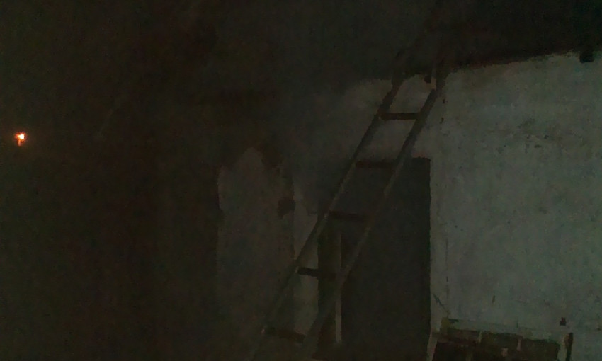 В Терновском районе произошел пожар