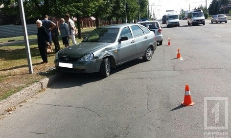 ДТП в Кривом Роге: столкнулись Daewoo и Lada