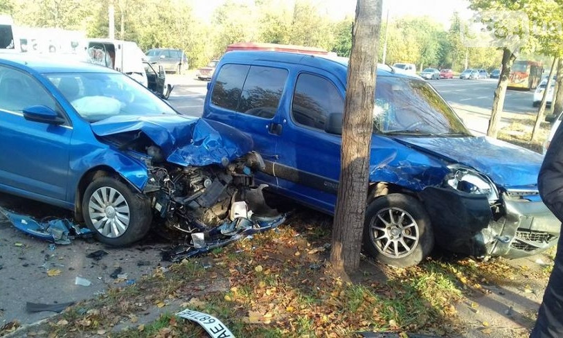 В Кривом Роге произошло массовое ДТП