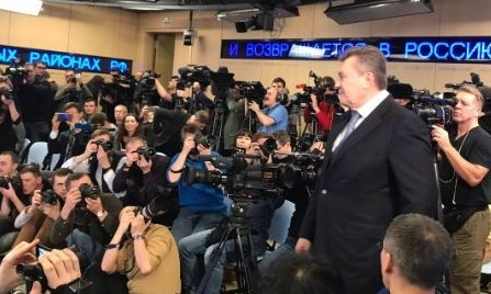 Янукович на пресс-конференции: "В Ростове много украинцев. Нас изгнали, но за что?" 