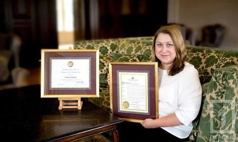 Криворожскую бизнес-вумен наградили премией Конгресса США