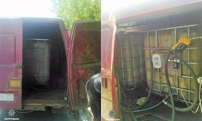 В Кривом Роге полиция задержала заправку "на колесах"