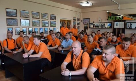 На соревнованиях горноспасателей криворожане завоевали "серебро"