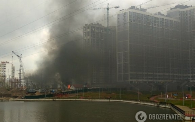 В Киеве произошел взрыв на электростанции: начался пожар (ФОТО, ВИДЕО) Фото № 2 В Киеве произошел взрыв на электростанции: начался пожар (ФОТО, ВИДЕО) Фото № 2