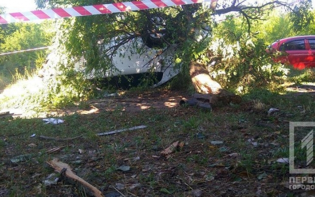 ДТП в Кривом Роге: машина врезалась в дерево, пострадал водитель Фото № 3 ДТП в Кривом Роге: машина врезалась в дерево, пострадал водитель Фото № 3