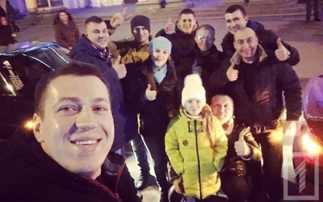В Кривом Роге устроили праздничный В Кривом Роге устроили праздничный