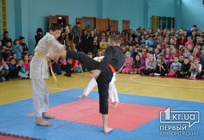 Криворожские каратисты провели показательные выступления Фото № 0 Криворожские каратисты провели показательные выступления Фото № 0
