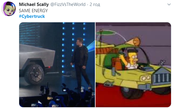 Новую Tesla Cybertrack высмеяли в сети яркими фотожабами (ФОТО) Фото № 6 Новую Tesla Cybertrack высмеяли в сети яркими фотожабами (ФОТО) Фото № 6