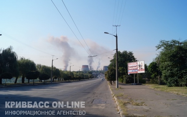 Кривой Рог накрыло красным смогом Фото № 1 Кривой Рог накрыло красным смогом Фото № 1