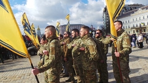 В Киеве украинцы вышли на В Киеве украинцы вышли на